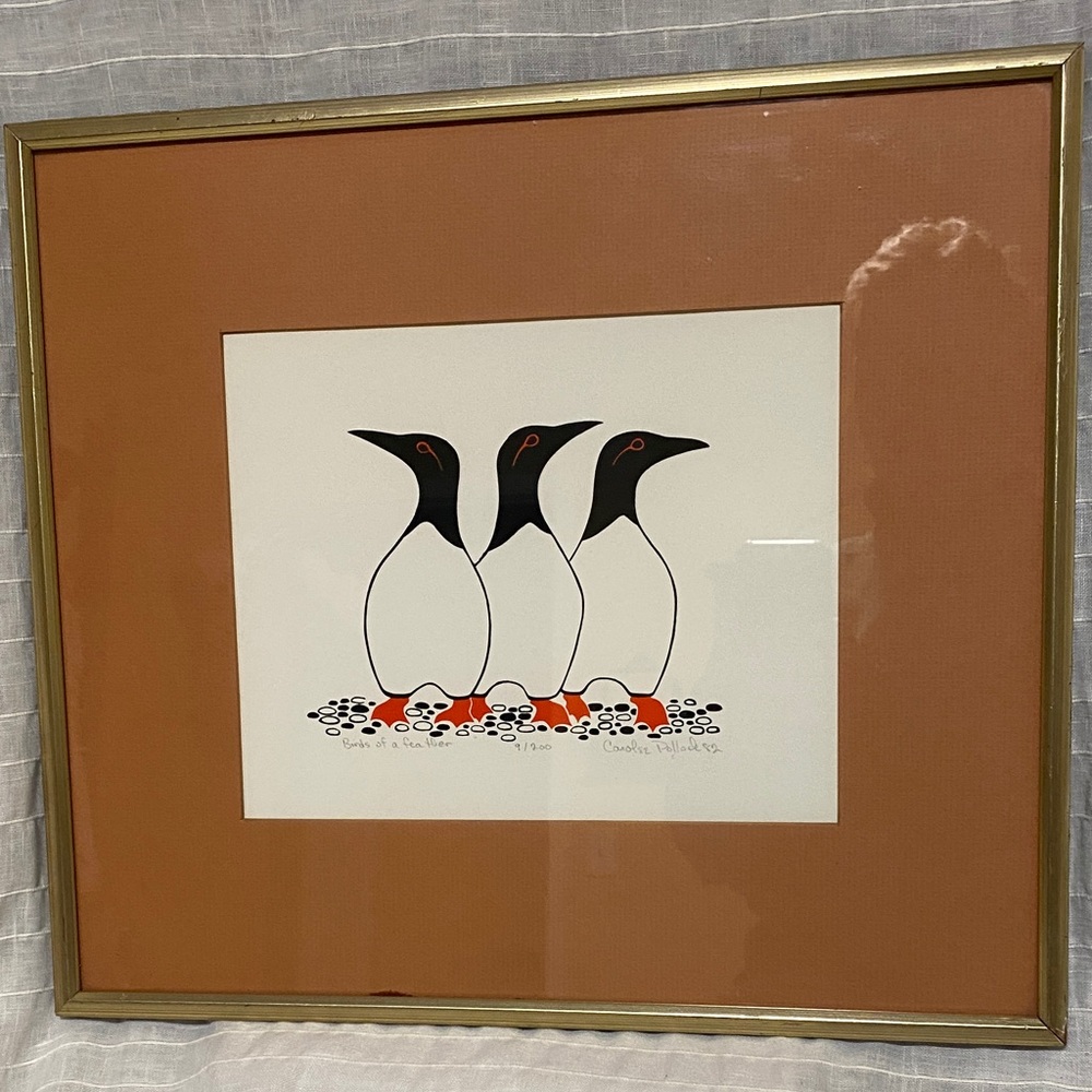 Framed Penguin Art Print